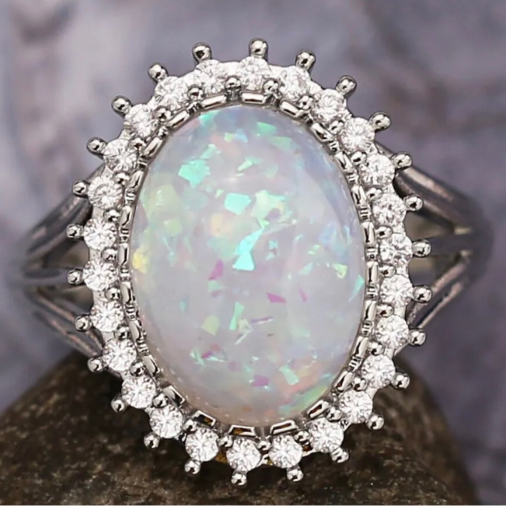 LIVE SHOW  sterling silver wedding bridal ring